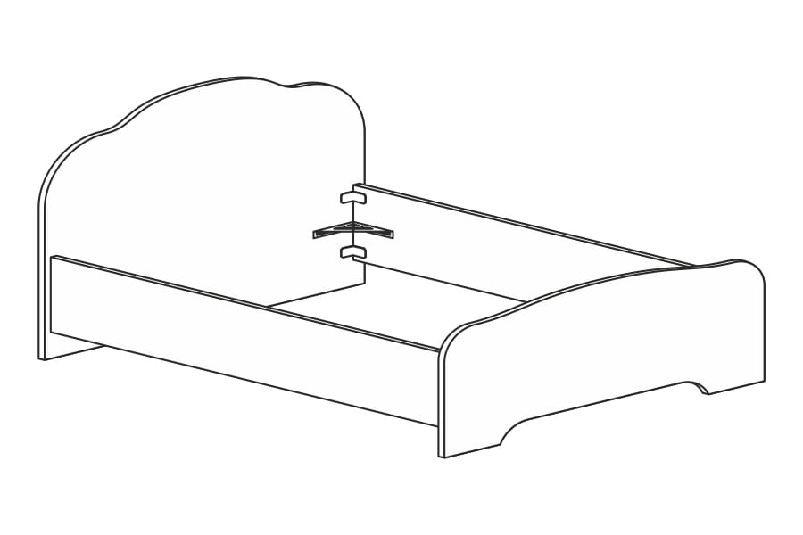 Фото Кровать односпальная Кэт-2 Эвита (СМ 120х200) не комплектуется настилом в Крыму по цене 12 320 ₽ от производителя Диал, код товара 2000001301753 шт Фото Кровать односпальная Кэт-2 Эвита (СМ 120х200) не комплектуется настилом от производителя Диал в Крыму по цене 12 320 ₽