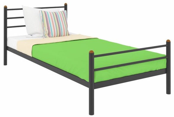 Фото Кровать односпальная Милана Plus (СМ 80х190) трубка металл в Крыму по цене 10 150 ₽ от производителя Милсон, код товара 2000002055501, 2000002055518, 2000002055525, 2000002055532, 2000002055549, 2000002055556, 2000002055563 шт Фото Кровать односпальная Милана Plus (СМ 80х190) трубка металл от производителя Милсон в Крыму по цене 10 150 ₽