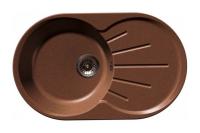 Мойка Granfest GF-R750L (ГР 750х460хh200) (шир.ящ.min 450) (Цвет мойки серый ) в Крыму от производителя в интернет магазине Планета Комфорта Мойка Granfest GF-R750L (ГР 750х460хh200) (шир.ящ.min 450) (Цвет мойки серый ) в Крыму от производителя