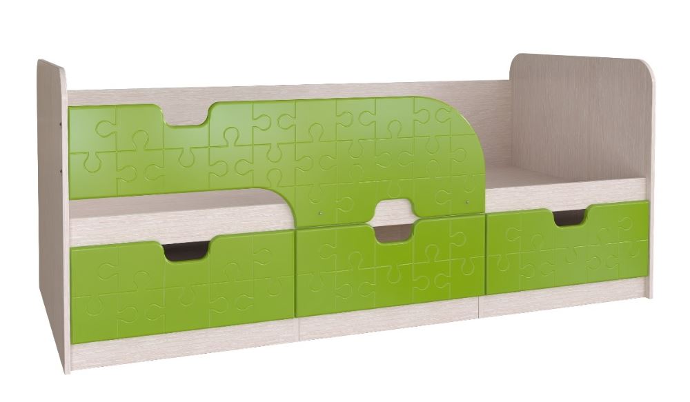 Кровать детская Минима (СМ 80х186) ( 80х186 , ЛДСП/МДФ , дуб атланта/лайм , без подъемного мех. , ящики в комплекте , без матраса (БТС) ) в Крыму от производителя в интернет магазине Планета Комфорта Кровать детская Минима (СМ 80х186) ( 80х186 , ЛДСП/МДФ , дуб атланта/лайм , без подъемного мех. , ящики в комплекте , без матраса (БТС) ) в Крыму от производителя