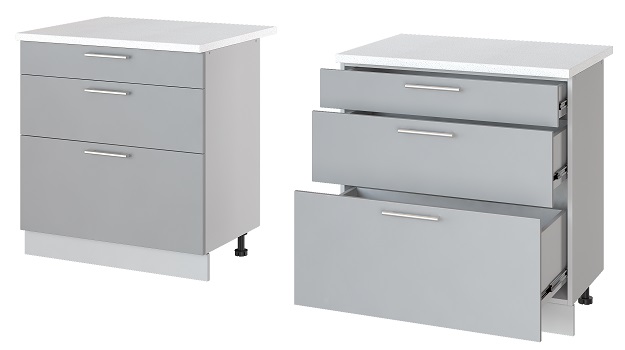 Фото Кухня Бронкс стол-рабочий Н-83 от производителя Леко в Крыму по цене 9 630 ₽