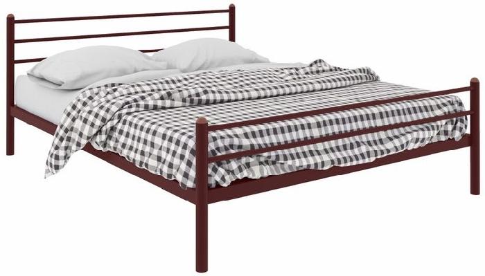 Кровать двуспальная Милана Plus (СМ 180х200) трубка металл ( 180х200 , металл , медная шагрень , без подъемного мех. , без ящиков , без матраса (Милсон) ) Кровать двуспальная Милана Plus (СМ 180х200) трубка металл ( 180х200 , металл , медная шагрень , без подъемного мех. , без ящиков , без матраса (Милсон) )