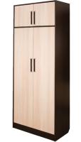 Шкаф Диана-4 №3 (80) двухдверный (венге, дуб молочный,(Росток)) в Крыму от производителя в интернет магазине Планета Комфорта Шкаф Диана-4 №3 (80) двухдверный (венге, дуб молочный,(Росток)) в Крыму от производителя