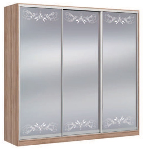 Фото Шкаф-купе Оскар 4.2 (2,22х0,6х2,3 - 3 двери) от производителя Мебель Маркет в Крыму по цене 72 460 ₽