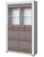 Фото kollektsiya-mebeli-olivia-anreks шкаф-витрина 2v2d оливия (olivia) производитель Анрэкс