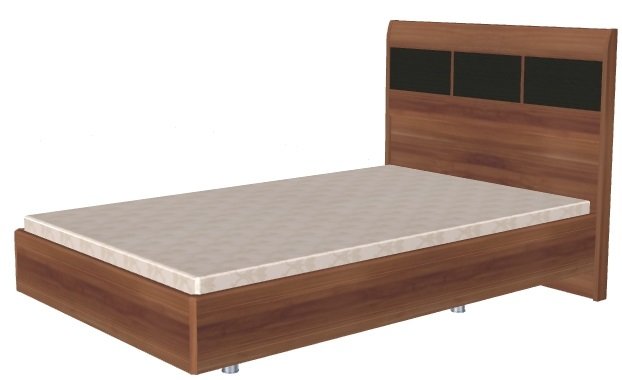 Кровать односпальная Мелисса КР-2801 (СМ 120х200) с ламельным основанием ( 120х200 , ЛДСП/МДФ , слива валлис комбинированный , без подъемного мех. , без ящиков , без матраса (Лером) ) Кровать односпальная Мелисса КР-2801 (СМ 120х200) с ламельным основанием ( 120х200 , ЛДСП/МДФ , слива валлис комбинированный , без подъемного мех. , без ящиков , без матраса (Лером) )