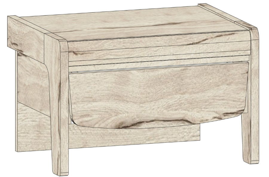 Фото Тумба прикроватная Мале в Крыму по цене 4 600 ₽ от производителя СБК, код товара 2000001646977 шт Фото Тумба прикроватная Мале от производителя СБК в Крыму по цене 4 600 ₽