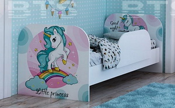 Фото Кровать детская Тойс КР-08 (СМ 80х180) от производителя БТС  в Крыму по цене 10&nbsp;440 ₽